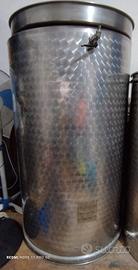 botte in acciaio inox e vasche 