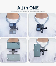 TELESIN POV/VLOG Supporto da collo