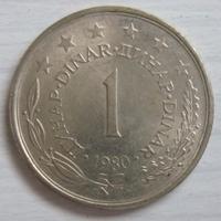 Moneta 1 dinaro Jugoslavija -1 dinaro - 1974 75 76