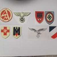 militaria ww2decal elmetti tedeschi 