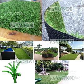 Prato Erba sintetico per giardino 20 mm. 4 colori