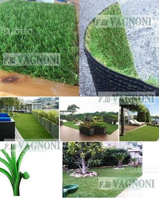 Prato Erba sintetico per giardino 20 mm. 4 colori
