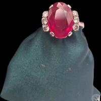 Anello Rubino Diamanti