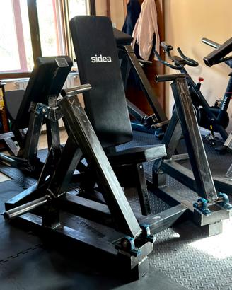 Chest press convergente