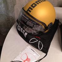 casco Momo design taglia S nuovo ocra satinato 
