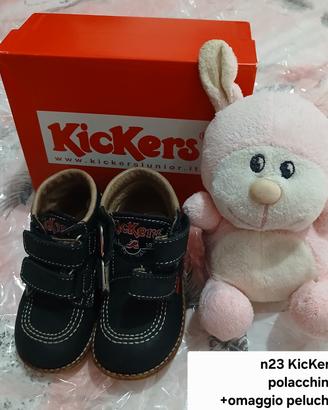 scarponcino Polacchino n23 Kickers nabuc +peluche