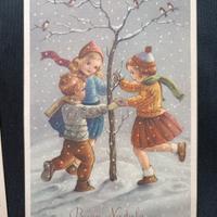 Cartolina Buon Natale anni '50