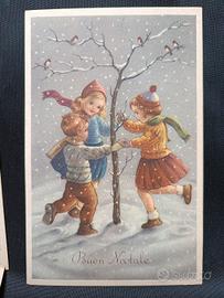 Cartolina Buon Natale anni '50