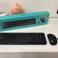 Tastiera logitech MK220 nera wireless