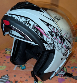 casco modulare NOX bianco taglia XS