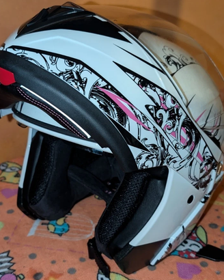 casco modulare NOX bianco taglia XS