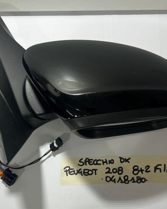 SPECCHIETTO RETROVISORE DESTRO PEUGEOT 208 3P Seri