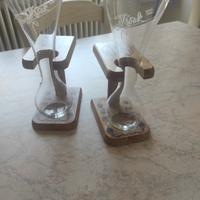 coppia bicchieri birra  kwak