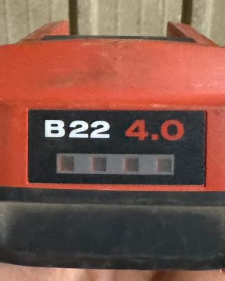 Batterie hilti 14/22/36 non funzionanti