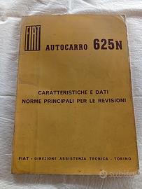 Fiat Autocarro 625N Norme per le Revisioni 1966