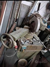 Sega segatrice a disco taglio lento ferro