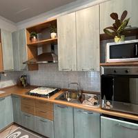 CUCINA BICOLORE (NOCE E VERDE)