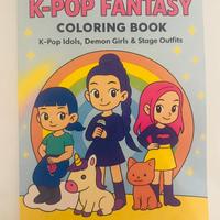 Libro da colorare delle Kpop Demon Hunters