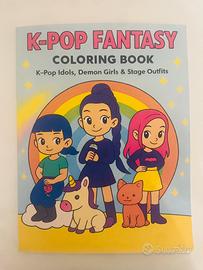 Libro da colorare delle Kpop Demon Hunters