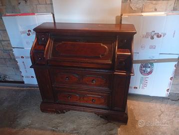 mobile scrittoio in legno massello
