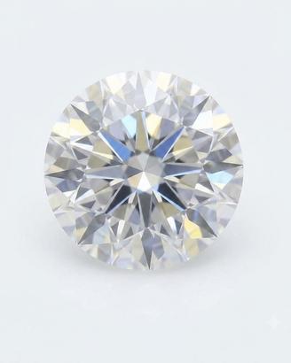 Moissanite Pietra 2 CT 8 mm Tagliata a mano
