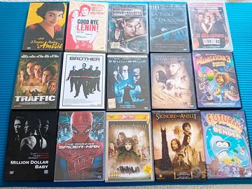 15 DVD titoli vari