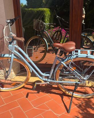 Bici città ELOPS 520 CLASSIC azzurro