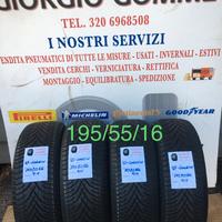 Pneumatici invernali usate 195/55/16
