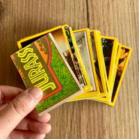 Lotto 136 figurine sticker Jurassic Park no doppie