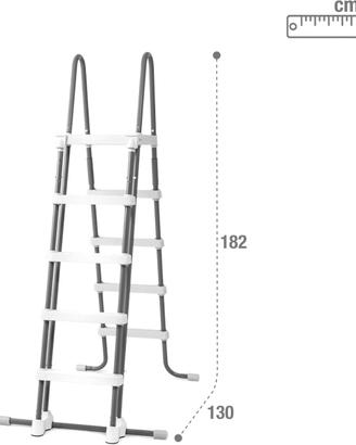 Scaletta per piscina Intex 28077 da 132 cm