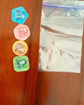 Rarissime monete in plastica della Transnistria