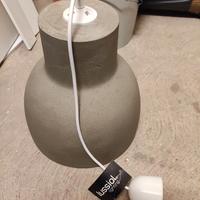 Lampada sospensione design cemento Lussiol