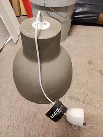 Lampada sospensione design cemento Lussiol