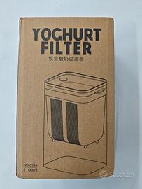 Filtro colino per yogurt greco