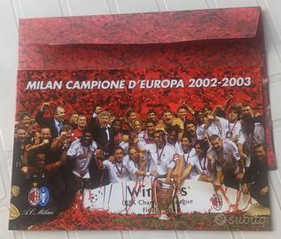 libretto commemorativo vittoria MILAN in Champions