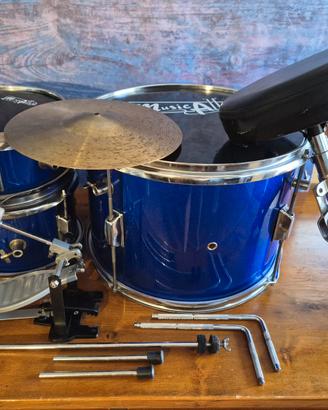 Batteria per Bambini Music Alley Drums completa