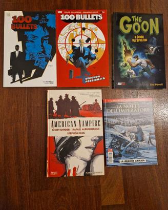 Lotto fumetti 100Bullets,The Goon,American Vampire