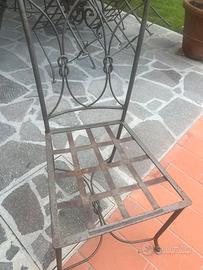 Sedie in ferro