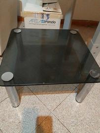 tavolino in vetro 