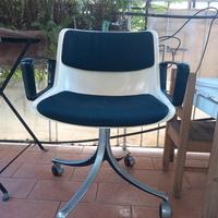 sedia da ufficio di design anni 70