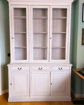 Libreria credenza francese shabby