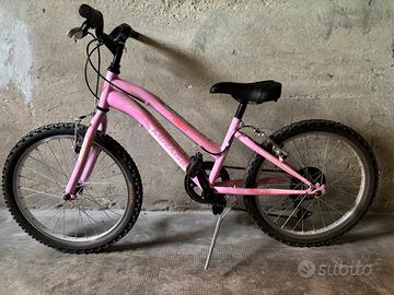 Bicicletta bambina rosa 20 pollici come nuova