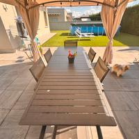 Tavolo da esterno 2,40x0,84 antracite