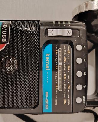 radio, luce, multimedia usb mp3
