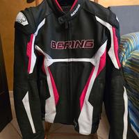 Giacca da moto in pelle Bering kingston evo R 