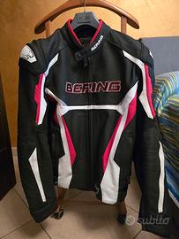 Giacca da moto in pelle Bering kingston evo R 