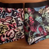 2 boxer da uomo con fantasia colorata 