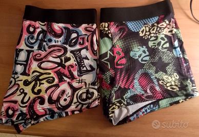 2 boxer da uomo con fantasia colorata 
