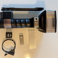 Lampeggiatore Metz + adattatore Nikon