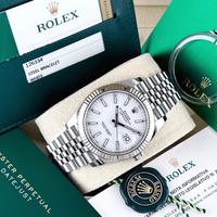 Rolex Datejust 41mm Bianco 126334- Jubilee - 2018